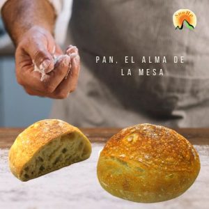 Pan a base de masa madre