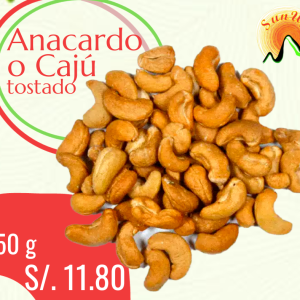 Anacardo o Cajú tostado